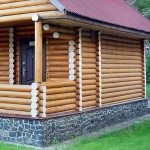 Цоколь деревянного дома