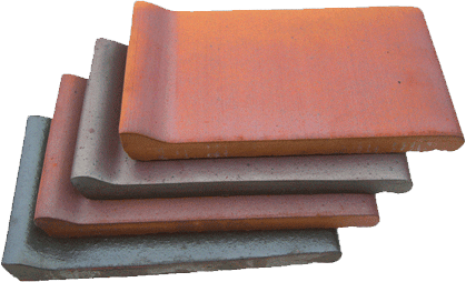 На фото -бетонные отливы очень прочные и хорошо подходят к отделке из камня, как натурального, так и искусственного